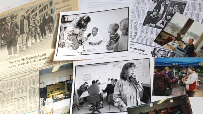Radio Mellannyland fyller 40 år, bilder ur arkivet