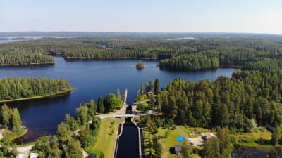 Kerman kanava Heinävedellä.