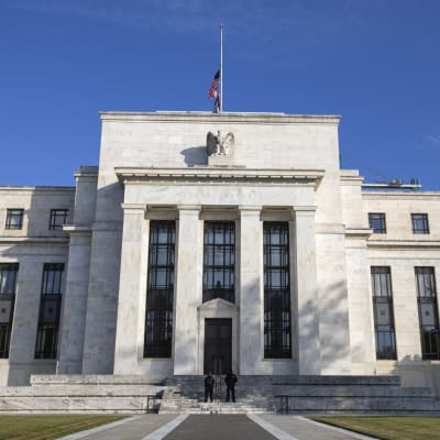 USA:s centralbanks huvudbyggnad i Washington.