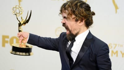 Peter Dinklage vinner sin andra Emmy för rollen som Tyrion Lannister i Game of Thrones.
