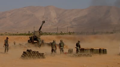 libanesiska soldater inledde en offensiv mot IS
