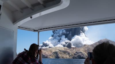 Vulkanutbrott på White Island, Nya Zeeland 9.12.2019