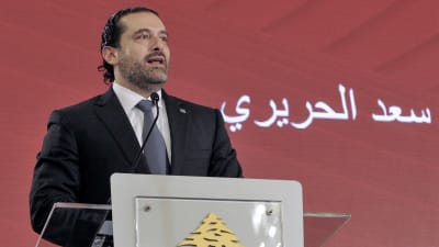 Saad al-Hariri meddelade om sin överraskande avgång under ett besök i Saudiarabien