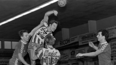Jan Rönnberg i BK:s FM-seriematch i mitten av 80-talet.