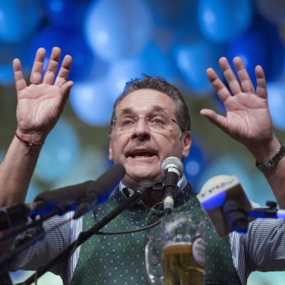 Österrikes vicekansler Heinz-Christian Strache. 