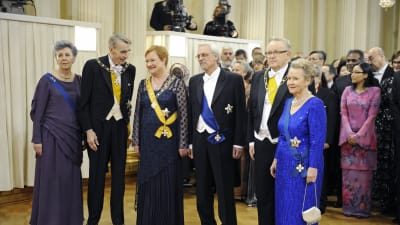 Presidenterna på slottet 2010.