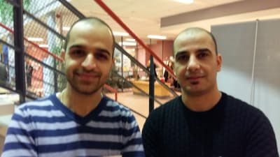 Asylsökande Mohammed Almayahi och Mohammed Nouri tror på en framtid i Finland