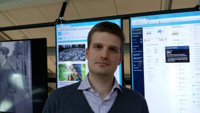 Emil Oljemark är verksamhetsledare för leaderprojektet I samma båt