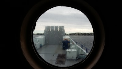 Förbindelsbåten Fiskö i Houtskärs skärgård.