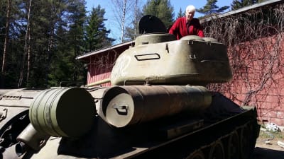 Gunnar Baarman i sin tanks