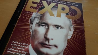 Putin på pärmen på Expos senaste nummer.
