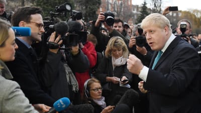 Borgmästaren i London Boris Johnson tillkännager att han stöder Brexit
