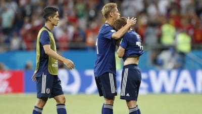 Förkrossade japanska spelare