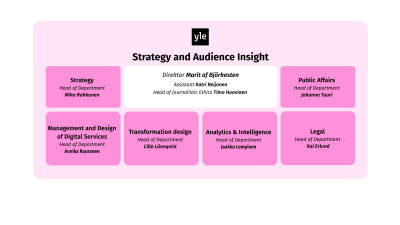 Yle's Strategy and Audience Insight department