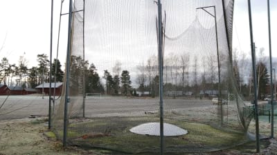 Kastburen vid sandplanen i Ingå.