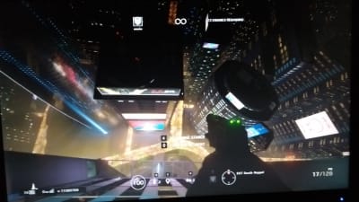 Ett videospel som Otso Hultkrantz spelar. 