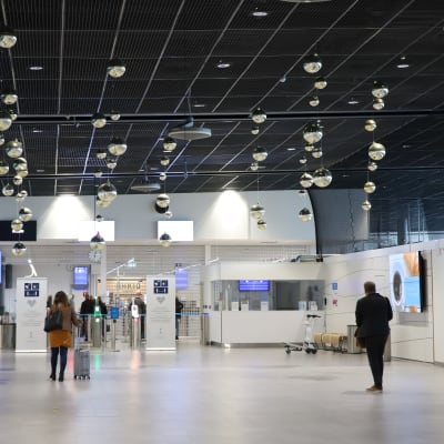 Rovaniemen lentokentän aula