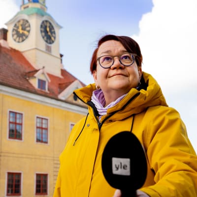 Toimittaja Soila Ojanen Raumalla