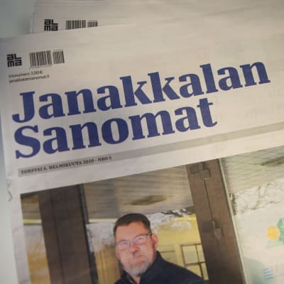 Janakkalan Sanomien kansi 6. helmikuuta 2020.