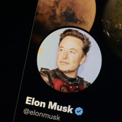 Elon Musks twitterprofil.
