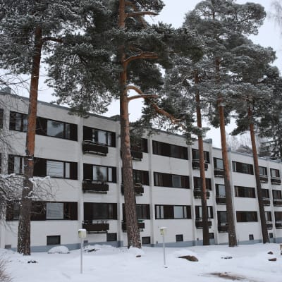 Alvar Aallon sunnittelmia kerrostaloja Sunilassa, Kotkassa.