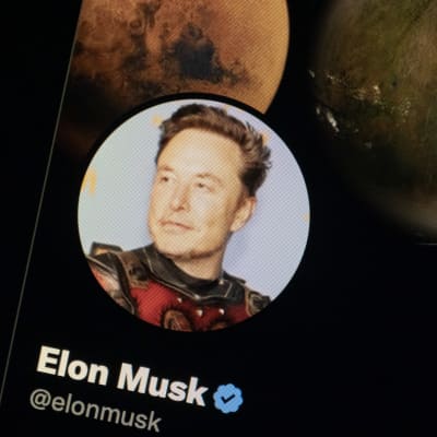 Elon Musks twitterprofil.