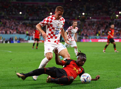 Kroatien slog Belgien i fotbolls-VM