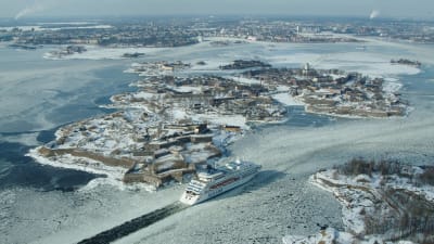 flygbild över sveaborg
