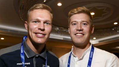 Topi Raitanen och Janne Ukonmaanaho i Doha.