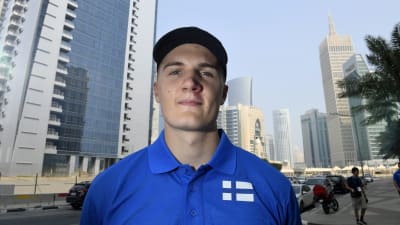 Oliver Helander under VM i Doha