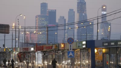 Moskva den 3 december 2014. Den ryska ekonomin förutspås hamna i recession i början av 2015