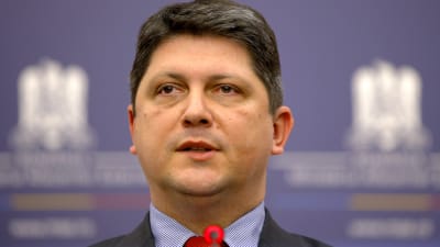 Rumäniens avgående utrikesminister Titus Corlatean