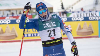 Remi Lindholm har åkt i mål.