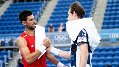 Novak Djokovic och Andy Murray.