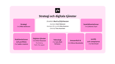 Yles organisation strategi och publikrelationer