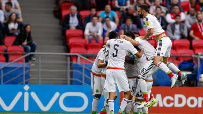 Mexiko firar ett mål i Confederations Cup.