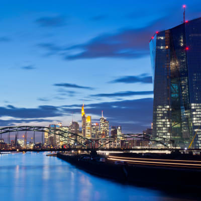 ECB:s byggnad i Frankfurt