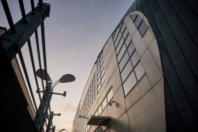 Fasaden på Museet för nutidskonst Kiasma.