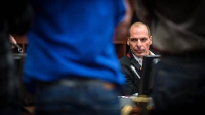 Yanis Varoufakis i bryssel
