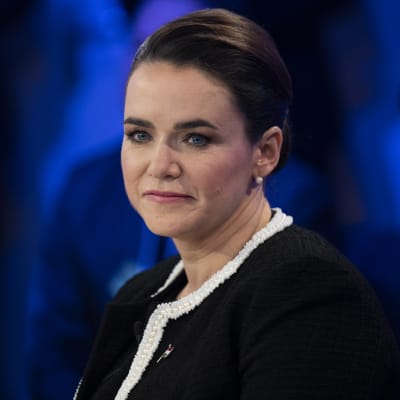 Ungerns första kvinnliga president Katalin Novák den 17 januari 2024.