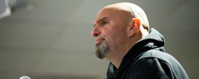 Demokratiska kandidaten John Fetterman som ställer upp i senatsvalet i Pennsylvania 2022