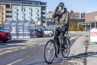 Cyklist i Borgå