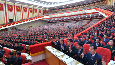 7 000 delegater och observatörer deltog i det nordkoreanska Arbetarpartiets åttonde partikongress.