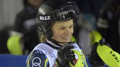 Anna Swenn-Larsson från Sverige hade gått för en pallplacering i Levi.