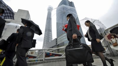 Affärsmän i Tokyo.