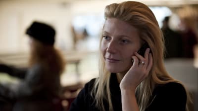 Gwyneth Paltrow blir riktigt sjuk i filmen Contagion