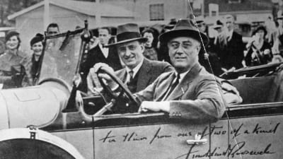 Henry Morgenthau och Franklin D. Roosevelt