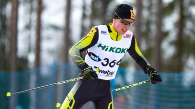 Matti Heikkinen åker fristil