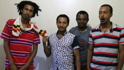 Etiopiska journalister i Nairobi