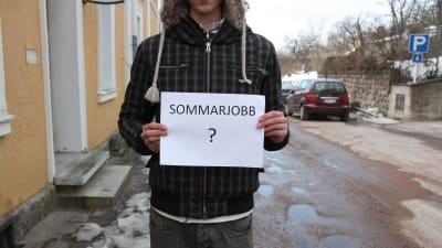 skylt, sommarjobb?